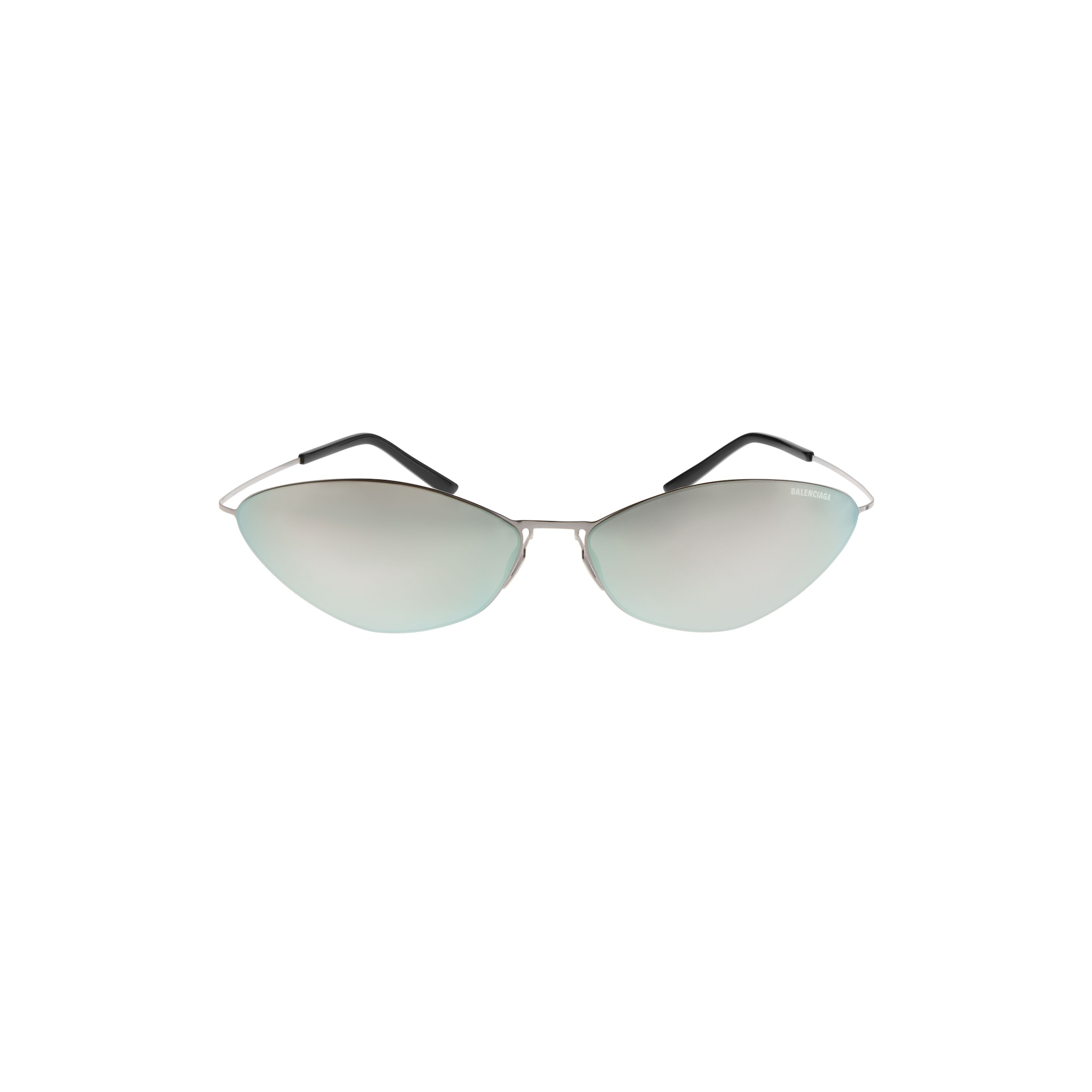 Malibu Round Sunglasses in Silver - Image 1